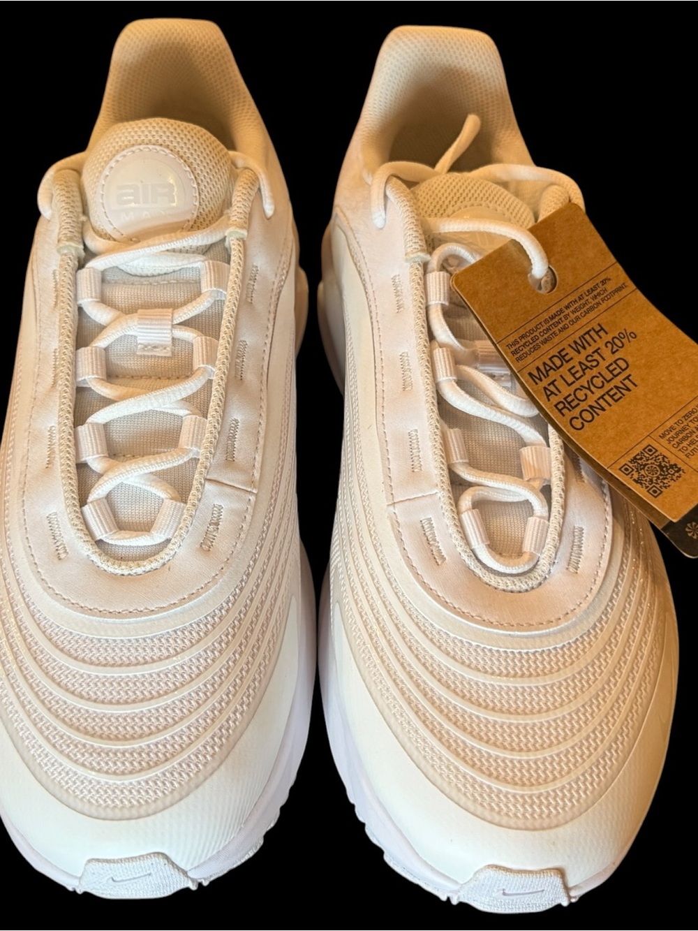 Nike Air Max Fire Triple White IF2621-100 Men’s Size 10 Running Shoes - Picture 3 of 6
